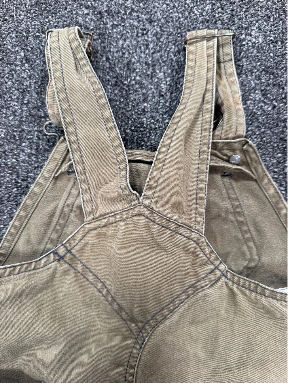 Vintage Y2K Toddler 3T olive green Bob the builder overalls